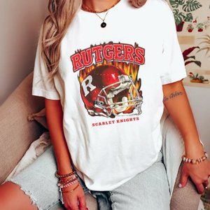 Rutgers University Graphic Shirt, Scarlet Knights College Football shirt PM